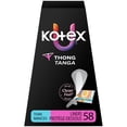 thumbnail image 1 of Kotex Daily Thong Liners, Wrapped, Light Absorbency, Regular Length, 58 Count, 1 of 6