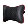 thumbnail image 5 of Luwecf Car Headrest Four Seasons Easy Installation Auto Accessories Car Neck Pillow Black Red, 5 of 9