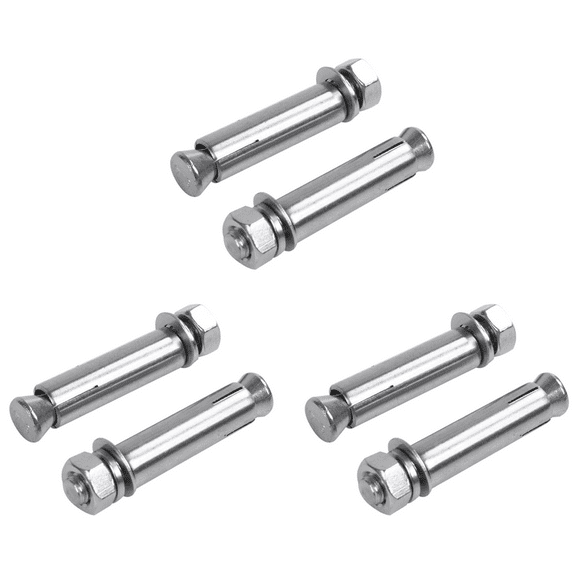 6pcs M8X60mm Wall Concrete Brick Expansion Screws Closed Hook Anchor Bolts