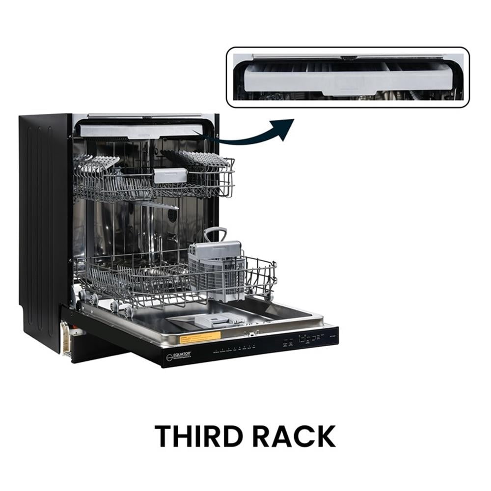 Pemberley Row Black Dishwasher Unassembled