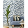 thumbnail image 3 of Stacy Garcia Home Blue Lagoon Jaclyn Peel and Stick Wallpaper, 3 of 8
