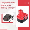 thumbnail image 3 of 2 Packs 14.4V 4.6Ah BAT140 Ni-MH para Batería Bosch 14.4V BAT038 BAT040 BAT041 Compatible con Herramientas Eléctricas Inalámbricas Bosch, 3 of 6