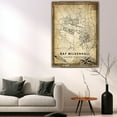 thumbnail image 5 of Raf Mildenhall Vintage Map Prints Canvas, United Kingdom Map Art Canvas, Canvas, Raf Mildenhall Map City style vintage Canvas , Canvas Wall Art, Street Map Artwork Canvas, 5 of 6