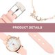 thumbnail image 4 of BRIGHTFUFU 1 Set Mujer pulsera y reloj conjunto de cuero Cuarzo Reloj de pulsera Regalo de Navidad, 4 of 7
