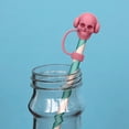 thumbnail image 4 of Fufafayo under $5 Silicone Straw Cover, Skull Shape Straw Cap for Stanley Cup, Food Grade Dust Cover for Tumbler, Water Bottle, Travel Mug, Dishwasher Safe, Leak Proof, 4 of 5