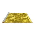 thumbnail image 2 of Ahgly Company Machine Washable Indoor Rectangle Abstract Yellow Modern Area Rugs, 8' x 10', 2 of 4