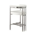 thumbnail image 5 of Meridian Furniture Marcello Cream Vegan Leather Counter Stool (Set of 2), 5 of 8
