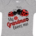 thumbnail image 4 of Inktastic My Grandma Loves Me with Cute Ladybugs Boys or Girls Baby Bodysuit, 4 of 5