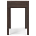 thumbnail image 3 of Simpli Home Hollander 38 inch Wide Solid Wood Contemporary Small Desk in Warm Walnut Brown, 3 of 13