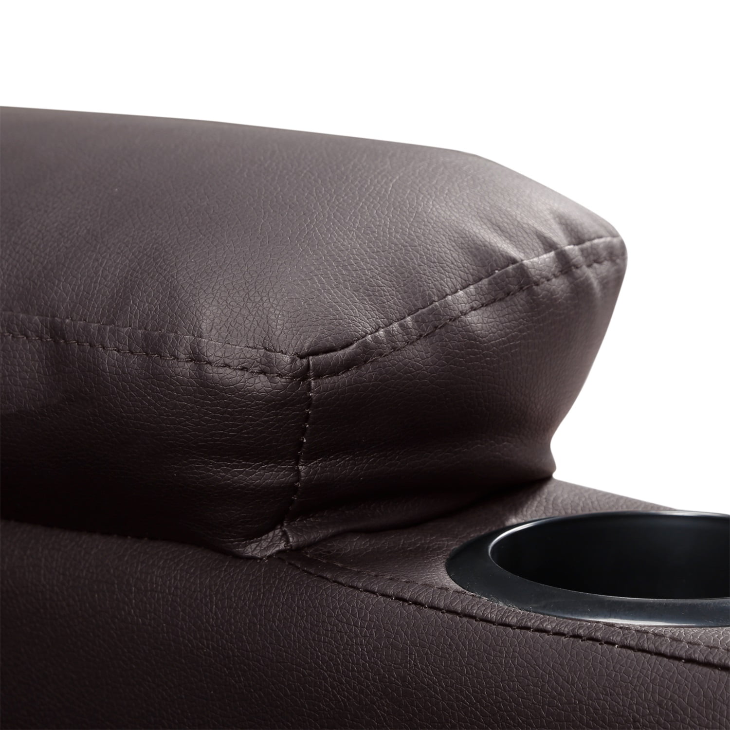 Kadyn 31.5" Faux leather reclining chair, Pu Upholstered reclining chair, Pushback Recliner Chair for Bedroom, Brown Kadyn 31.5" Faux leather reclining chair, Pu Upholstered reclining chair, Pushback Recliner Chair for Bedroom, Brown