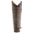 thumbnail image 3 of Ferrini Womens Stampede Croco Print Square Toe Cowboy  Mid Calf Boots, 3 of 5