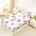 thumbnail image 4 of Erosebridal Kawaii Easter Rabbit Girls Twin Sheet Sets,Happy Easter Eggs Colorful Bows Polka Dots Kids Bedding 3-Piece, 4 of 6