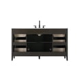 thumbnail image 7 of Elegant Lighting VF29360GR Millie 60" Free Standing Single Basin Vanity Set - Grey, 7 of 7