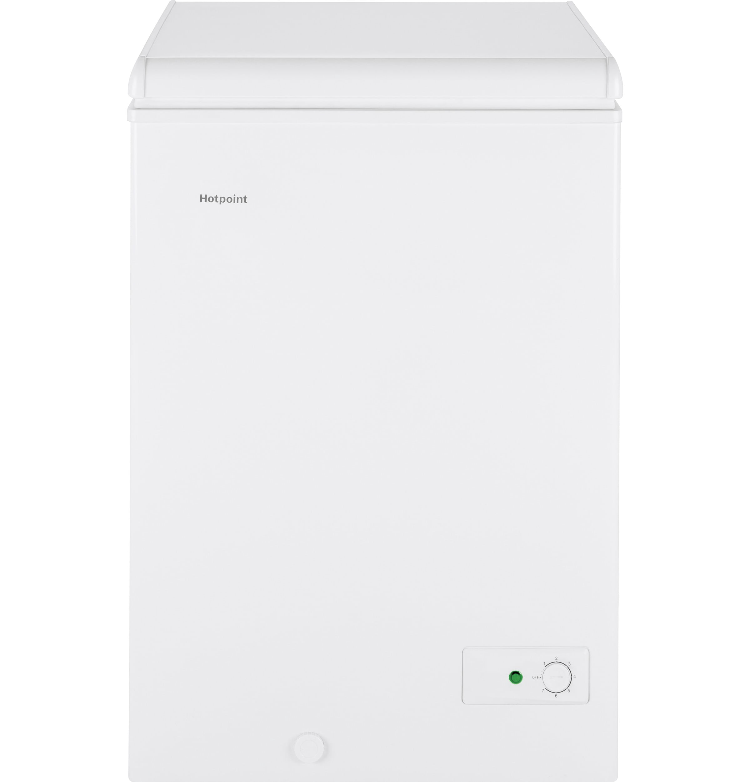 ... Array - hotpoint 3 6 cu ft manual defrost chest freezer hcm4smww white  rh ...