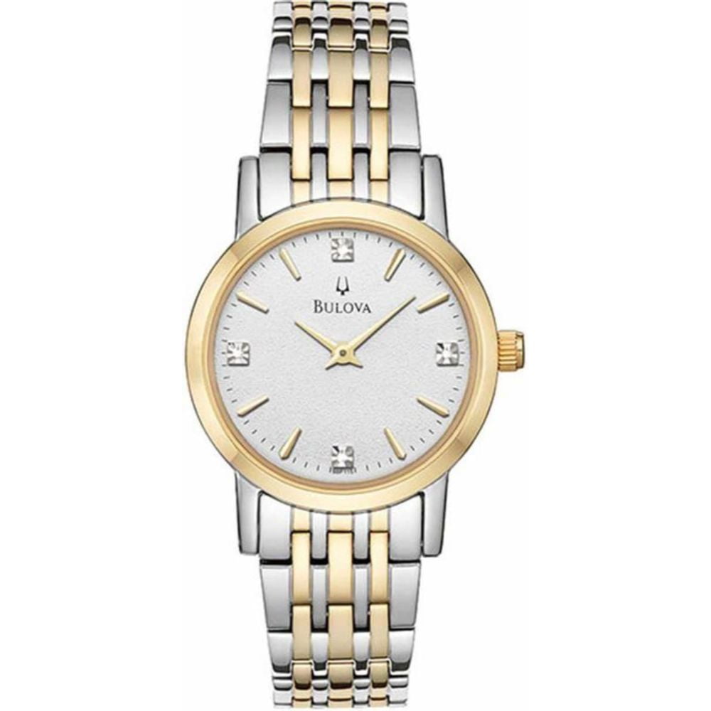 Bulova Women's Classic Two-Tone Diamond Watch 98P115
