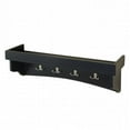 thumbnail image 1 of Bolton Furniture ASCA09BL Shaker Cottage Coat Hooks With Tray, Black, 1 of 3