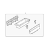 Genuine OE Acura Console Housing - 83401-SL0-A91ZF