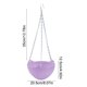 thumbnail image 3 of CaiYueKe Self Watering Hanging Planter with Drainage Holes and Chain, Plastic Plant Pots for Indoor Outdoor Garden, Flower Pot Container for Succulents Herbs, 3 of 7