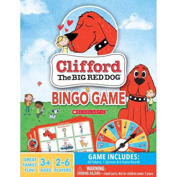 MasterPieces Officially Licensed Kids Games - Clifford - Bingo Game
