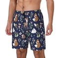 thumbnail image 1 of Fotbe Animals And Wildflowers Traje de Baño para Hombre – Shorts de Natación de Secado Rápido con Forro y Bolsillos-3X-Large, 1 of 6
