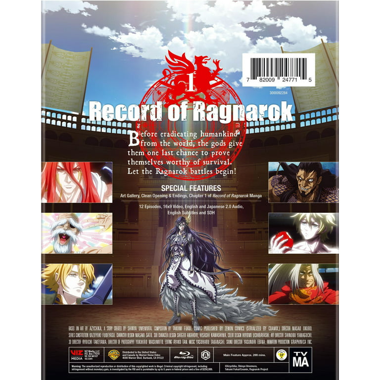 Record of Ragnarok (Season 2: VOL.1 - 15 End) ~ All Region ~ English Audio  ~ DVD