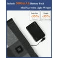 thumbnail image 6 of Heated Scarf for Men/Women with 5500mAh Battery, 7 Temperature Settings Battery Operated Heater for Winter, 6 of 7