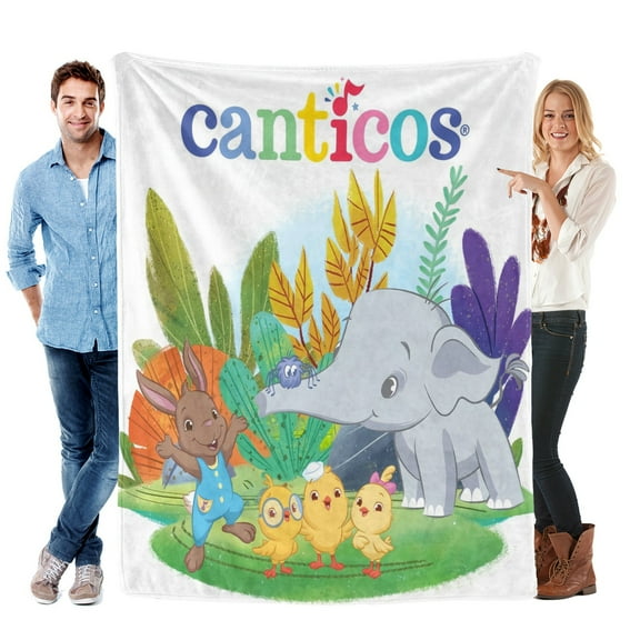 Throw Blanket for Canticos Soft Warm Bed Couch Flannel Blanket for Kids Boys Girls Gifts Home Decor 30x40 Inch
