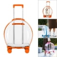 thumbnail image 3 of Bolsa de ansporte con Ruedas para , Bolsa de Burbujas para Mascota Caja para , , Perro , Bolsa de Cápsula - naranja Colco Caja de la carretilla, 3 of 8