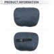 thumbnail image 4 of Almohada para reposacabezas de automóvil Unique Bargains Almohada ergonómica y cómoda para el cuello Suede, Espuma de Memoria Azul oscuro 2 Pcs, 4 of 7
