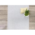 thumbnail image 4 of Fennco Styles Simple Ticking Stripes Reversible Pure Cotton Table Runner 16 x 72 Inch - Grey Soft Table Cover for Everyday Use, Banquets, Family Gathering, Special Events and Home Décor, 4 of 4