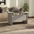 thumbnail image 1 of vidaXL Coffee Table Grey Sonoma 80x50x42.5 cm Engineered Wood, 1 of 5