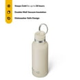 thumbnail image 3 of RTIC 16 oz Ceramic Lined Insulated Journey Water Bottle, Leak-Proof Lid, Beach, 3 of 9