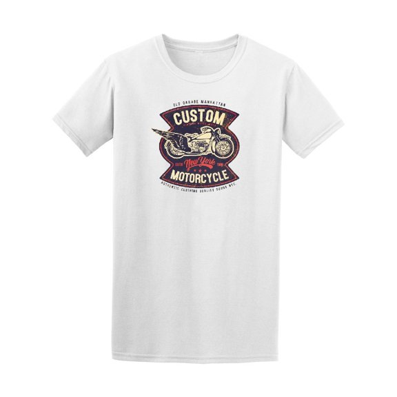 Custom Motorcycle New York Tee Men's -Image by Shutterstock