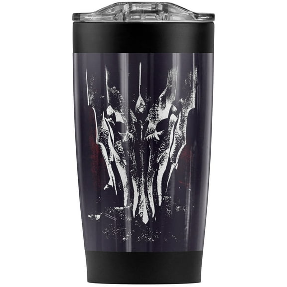 The Lord Of The Rings/Big Sauron Head Stainless Steel Tumbler 20 oz Coffee Travel Mug/Cup, Vacuum Insulated & Double Wall with Leakproof Sliding Lid | Great for Hot Drinks and Cold Beverages