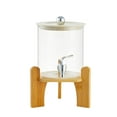 thumbnail image 2 of veasfak Glass Drink Dispenser 3.5L Cold Beverage Dispenser for Punch Water Daily Use Ball, 2 of 9