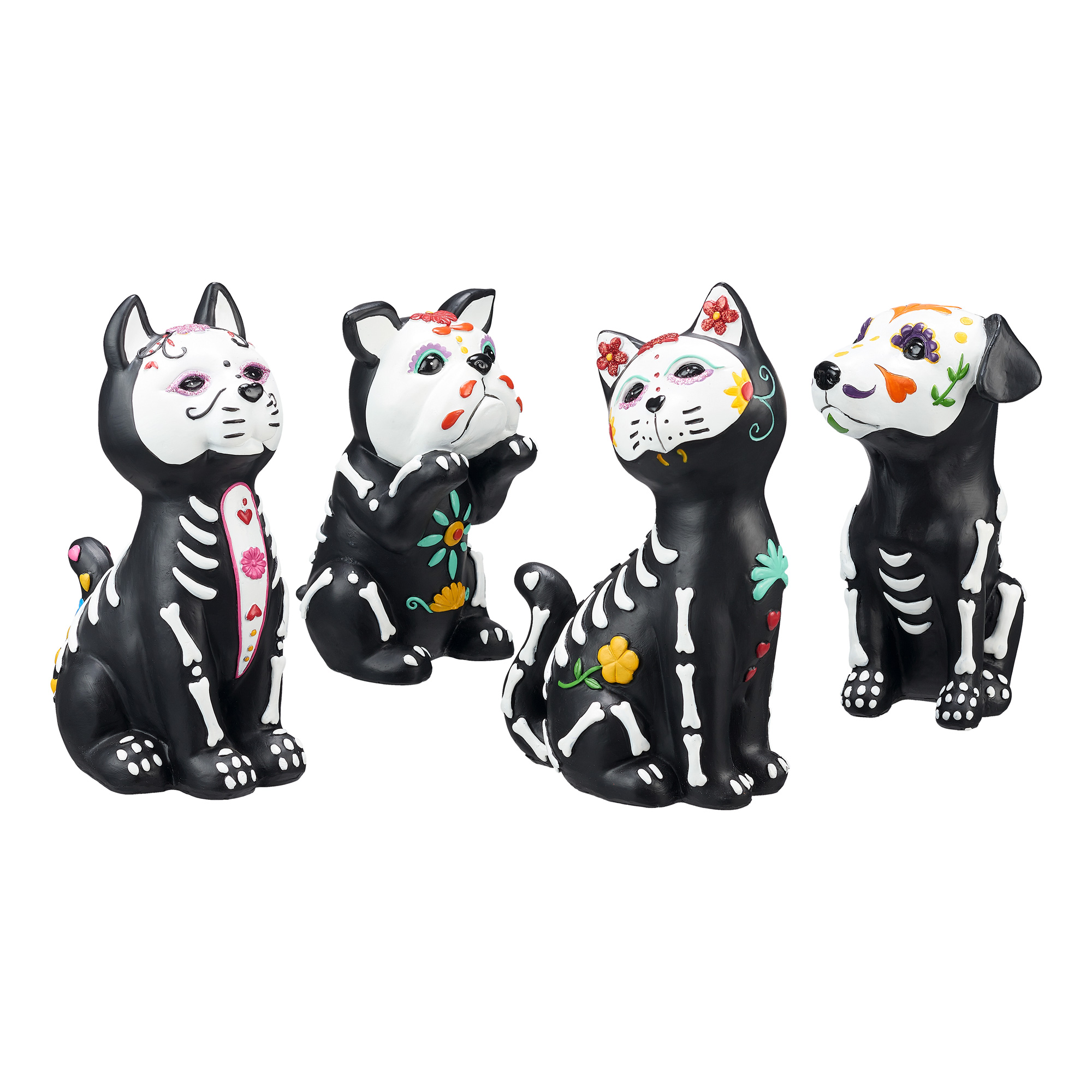 dog and cat figurines