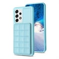 thumbnail image 2 of ELEHOLD for Samsung Galaxy A12 6.5" 2021 (US Version) Card Holder Back Case with Pockets, Premium PU Leather ID Cash Credit Slots Magnetic Kickstand Flip Folio Slim Hard Protective Cover, blue, 2 of 7