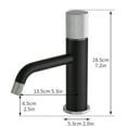 thumbnail image 2 of Brass Faucet Body Ensures Quality And Longevitycomes With Hot & Cold-Water Black, 2 of 6