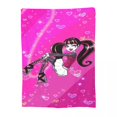 thumbnail image 1 of Monster High Anime Blankets Coral Fleece Plush Print Draculaura Multi-function Warm Throw Blanket for Bed Couch Rug Piece LS, 1 of 6