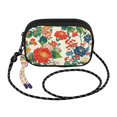 thumbnail image 2 of FORMRS Mini Crossbody Bag for Women Adjustable Rope Shoulder Casual Phone Purse, Colorful Flowers Pattern, 2 of 7