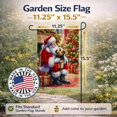thumbnail image 2 of Norfolk Terrier and Santa Claus Garden Flag 11.25 in x 15.5 in, 2 of 7