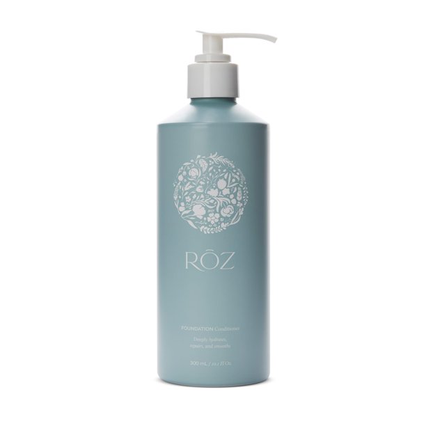 Acondicionador ROZ Foundation - hidratante y reparador con ceramidas y péptidos - adecuado para todo tipo de cabello - vegano sin parabenos ni SLS - 10,1 oz / 300 ml