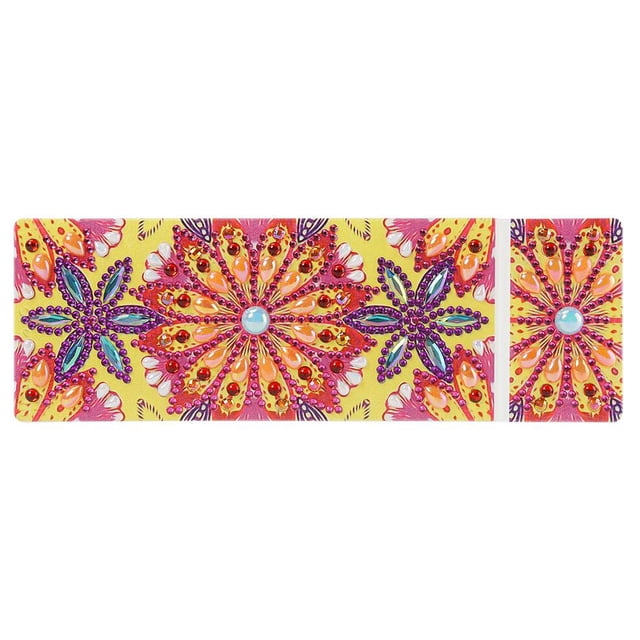 Estuche para lápices con pintura de diamante en forma especial de Mandala DIY, caja de almacenamiento de papelería Hugtrwg Para estrenar