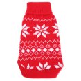 thumbnail image 4 of Christmas Pet Dog Puppy Snowflake Knit Sweater Hoody Clothes Costume  Gifts, 4 of 4