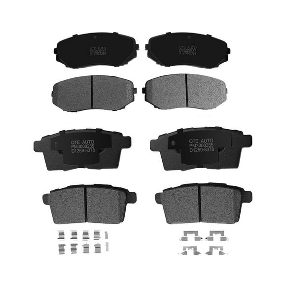 Set of 8 Front-Rear Ceramic Brake Pad Kit For 2007-2012 Mazda CX-7