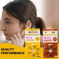 thumbnail image 4 of KOKCOOL  5 Packs/30 Pcs Hearing Aid Batteries Size 10, Zinc-Air Batteries, 1.45 Volt, Easy to Open and Carry, Long Lasting Batterie, 4 of 7