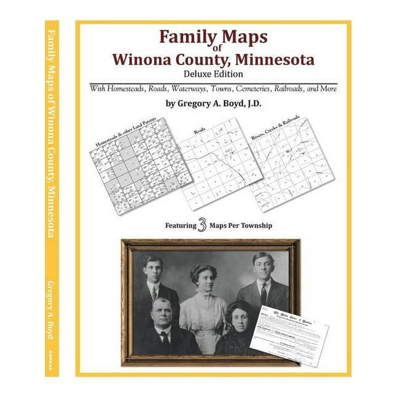 Family Maps of Winona County, Minnesota (Paperback)