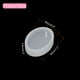 thumbnail image 2 of Uxcell 20 Pcs Moldes Ovalados de Resina de Silicona para Colgantes de Llaveros, Blanco, 2 of 6