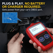Xiyztok OBD2 Scanner Car Code Reader, Check Engine Light Diagnostic Tool with I/M Readiness for Smog Test (1996+ Vehicles)