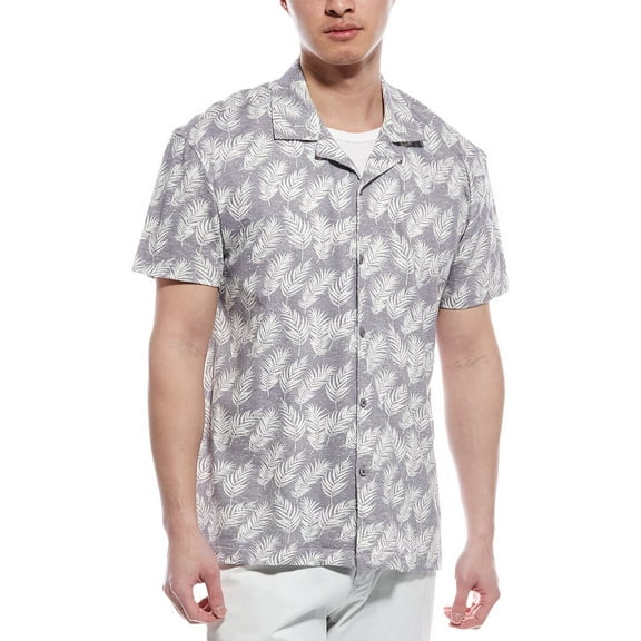 Report Collection mens Woven Shirt, s, Grey